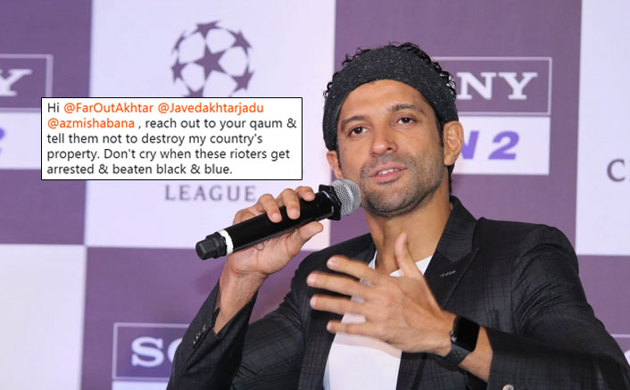 Twitterati Asks Farhan Akhtar To Reach Out To Muslims Protesting CAA; Actor Gives A Befitting Reply!