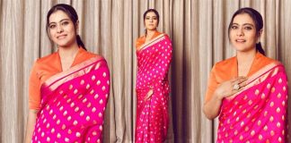 Kajol’s Vibrant Raw Mango Saree Is A Perfect Fit For New Year’s Kitty Party!