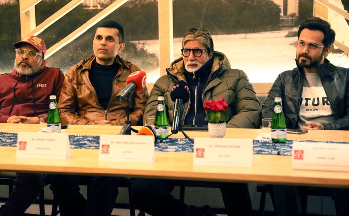 Amitabh Bachchan & Emraan Hashmi's Candid Press Meet In Slovakia For Chehre