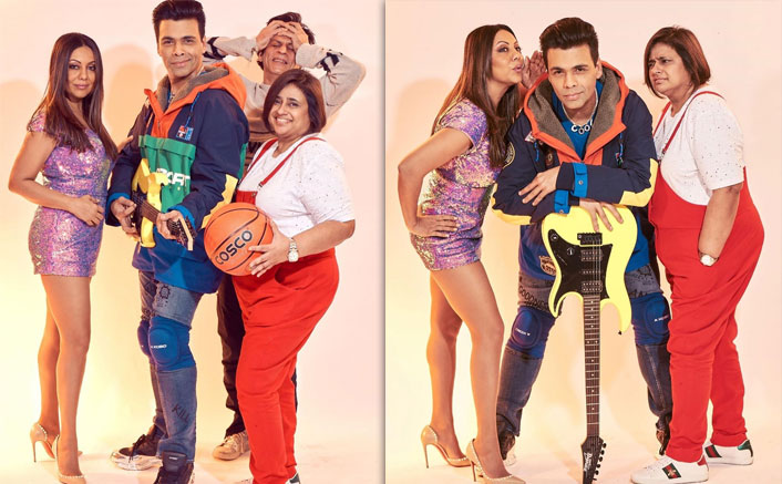 Gauri Khan & Karan Johar Revive Kuch Kuch Hota Hai In Quirky Avatars! Here's Shah Rukh Khan's Unmissable Reaction