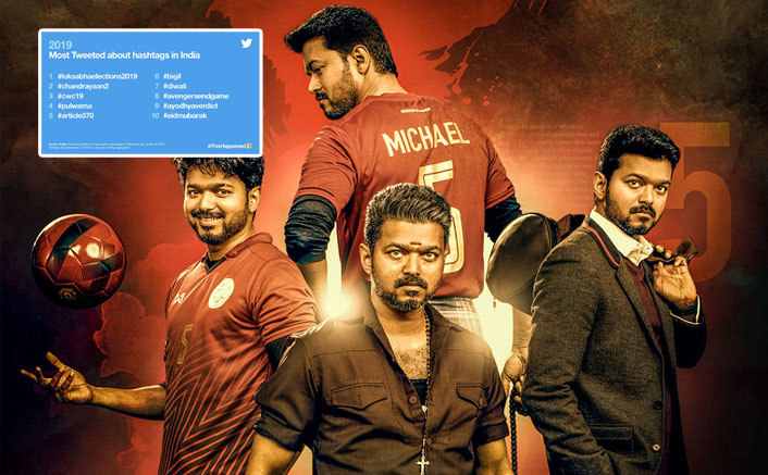 #ThisHappened2019: Thalapathy Vijay's 'Bigil' Becomes The Only Indian Film To Find Its Place In Top 10 Most Tweeted Hashtags In India This Year