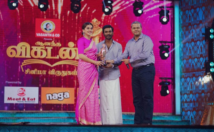 Taapsee Pannu Wins At Vikatan Awards For Game Over; Feels Elated To Have Made An Impact In Hindi & Southern States