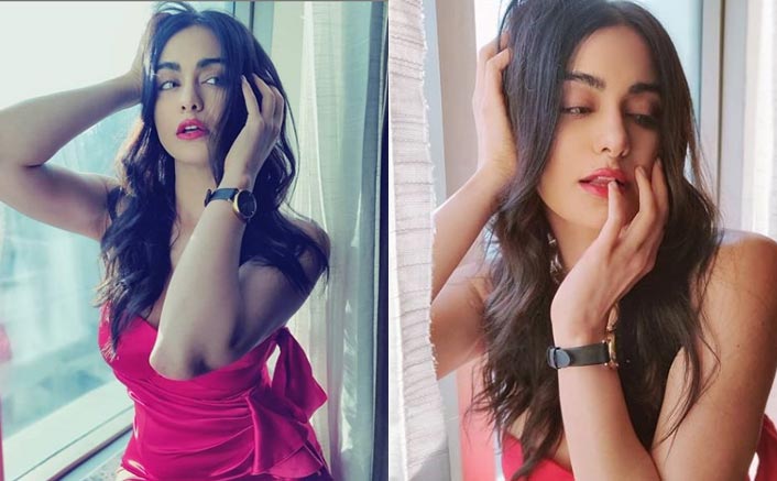 Adah Sharma sizzles in red hot gown