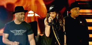 Aerosmith reunites with Run-D.M.C. at Grammys gig