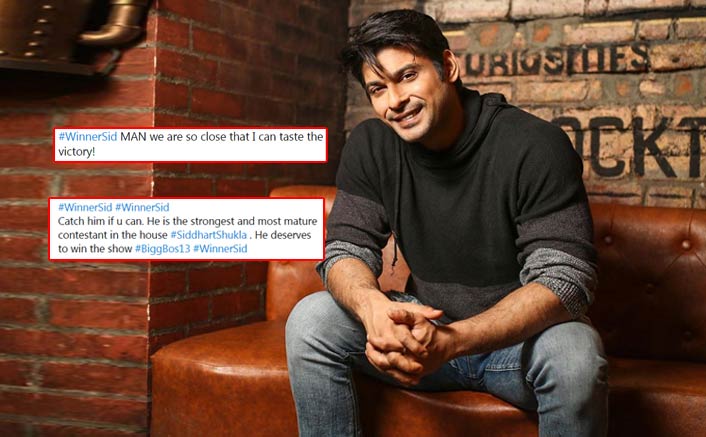 Bigg Boss 13: Sidharth Shukla Declared Winner By His Fans, #WinnerSid Trends