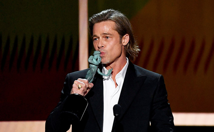 Brad Pitt’s Memorable SAG Awards Speech: “Got To Add This To My Tinder Profile”