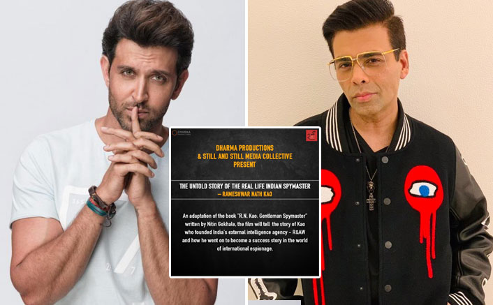 Hrithik Roshan To Feature In Karan Johar’s Spy Thriller R.N. Kao