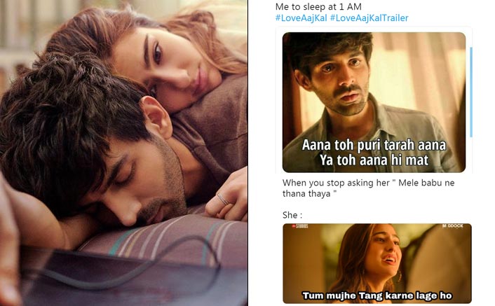 Love Aaj Kal Trailer: Kartik Aaryan-Sara Ali Khan Starrer Finds Its Way Into The Meme Feast!