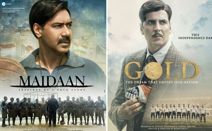 Maidaan Poster Brings Ajay Devgn VS Akshay Kumar With This Uncanny Resemblance With One Of Khiladi’s Existing Posters