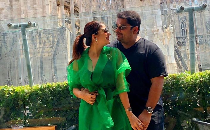 Nehha Pendse shares New Year's kiss with fiance Shardul