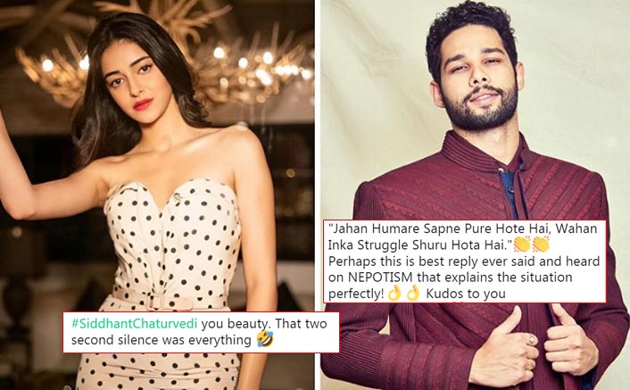 Siddhant Chaturvedi's 'Bohat Hard Reply' To Ananya Panday's Nepotism Comment Is Winning The Internet