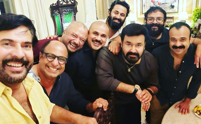 Mammootty's Selfie With Mohanlal & Other Mollywood Biggies Post Dinner Meet Goes Viral