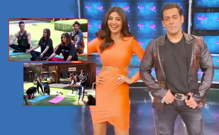 Bigg Boss 13: Shilpa Shetty turns yoga teacher for contestants