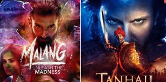 Box Office - Malang is fair on Saturday, Tanhaji - The Unsung Warrior rises again | Feb 16