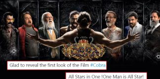 #CobraFirstLookPoster: Chiyaan Vikram's First Poster From The Action Thriller Has Twitterati Going Gaga