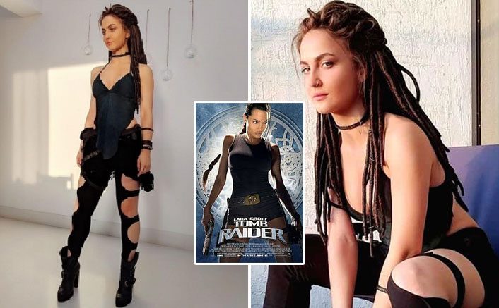 WHOA! Fans Resonate Elli AvRam's Malang Look With Angelina Jolie's Tom Raider 