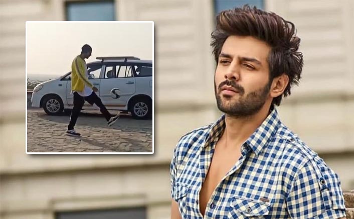 Kartik Aaryan beats 'Rajasthani cold' with morning soccer session