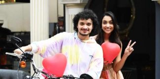 Mithun's youngest son Namashi shoots V-Day pic with debut film co-star