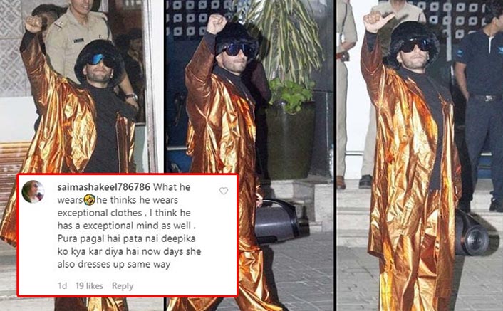 Ranveer Singh gets way too bling(y) in this metallic jacket; see