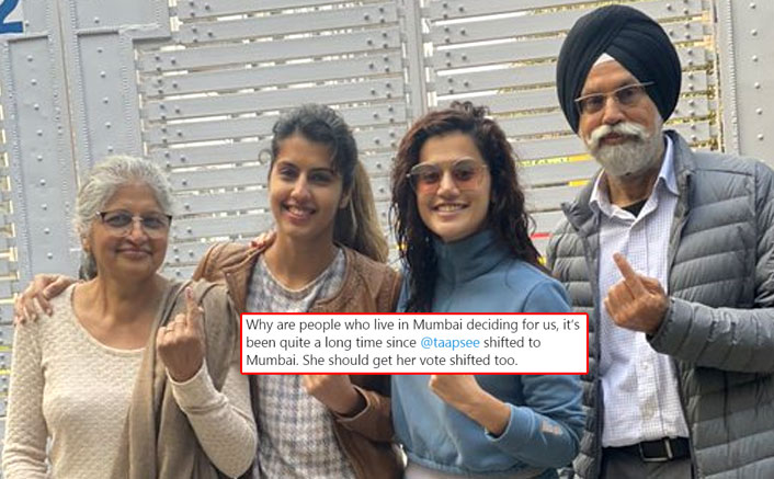 Taapsee Pannu Trolled For Voting In Delhi Elections; The Thappad Actress' Response Is Powerful!
