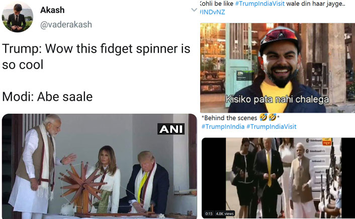 #TrumpIndiaVisit: MEME Makers back To Kickass Work As Narenda Modi Welcomes US President Donald Trump & Wife Melania