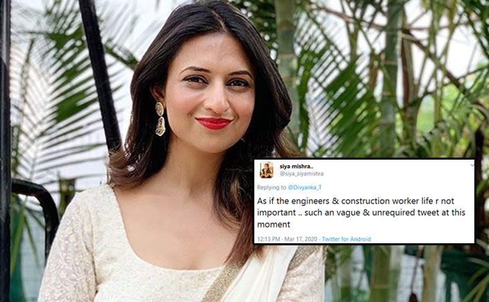 Divyanka Tripathi Mercilessly Trolled Over Coronavirus Tweet; Deletes Her Post