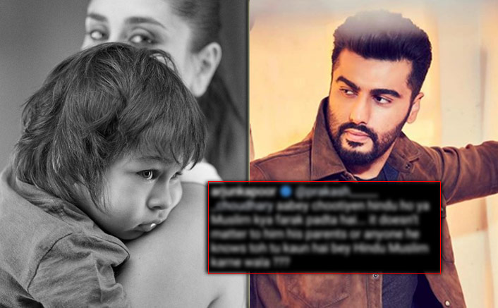 Arjun Kapoor Slays With His Reply Over The Hate Comment On Kareena Kapoor Khan-Taimur's Pic; Says, "Abey Ch**tiyen..."