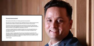 Author Amish Tripathi Announces His Divorce With A Personal Note On Twitter