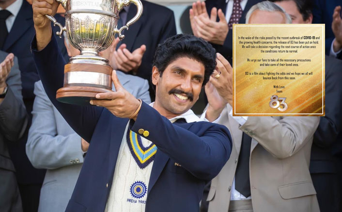 BREAKING! '83 Postponed - We'll Have To Now Wait Longer To Witness Ranveer Singh As The Legendary Kapil Dev & Team's Victory!