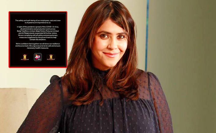 Coronavirus Pandemic: Ekta Kapoor Shuts The Doors Of Balaji Telefilms Says Safety Of Employees & Crew Paramount