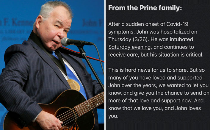 Singer John Prine In The Critical Stage Of Coronavirus, Members Of Music Community Pour Wishes