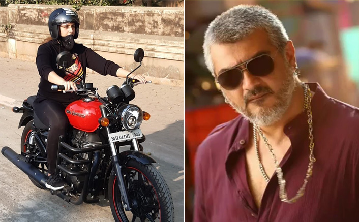 Huma Qureshi Takes Bike Riding Lessons For Thala Ajith's Valimai?