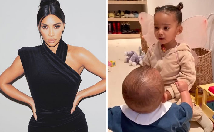 Kim Kardashian’s Daughter Chicago Singing ‘Rain Rain Go Away’ To Little Brother Psalm Will Just Make Your Sunday Better!