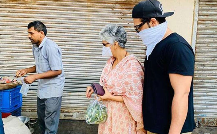 Amid Lockdown, Bigg Boss 13's Paras Chhabra Steps Out With His Mom To Buy Vegetables! See Pic