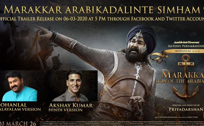 Marakkar: Arabikadalinte Simham: Mohanlal & Akshay Kumar To Launch The Trailer Of Priyadarshan's Period Drama On THIS Date