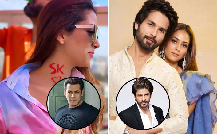 Mira Rajput Paints Shahid Kapoor's Initials On Her Neck, Fans Ask If She Means Shah Rukh Khan Or Salman Khan!