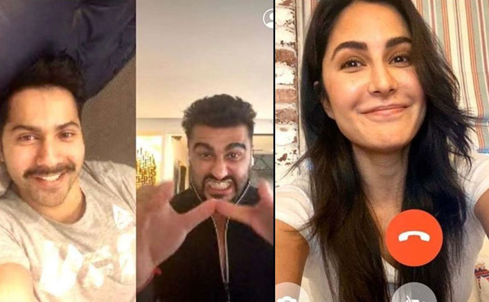 #MondayMotivation: Katrina Kaif, Varun Dhawan & Arjun Kapoor Show Us How To Make A 'Friendly' Use Of Self-Quarantine!