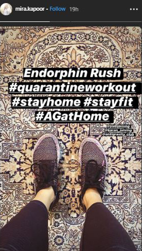 Shahid Kapoor and Mira Rajput Workout At Home Amid Coronavirus Outbreak