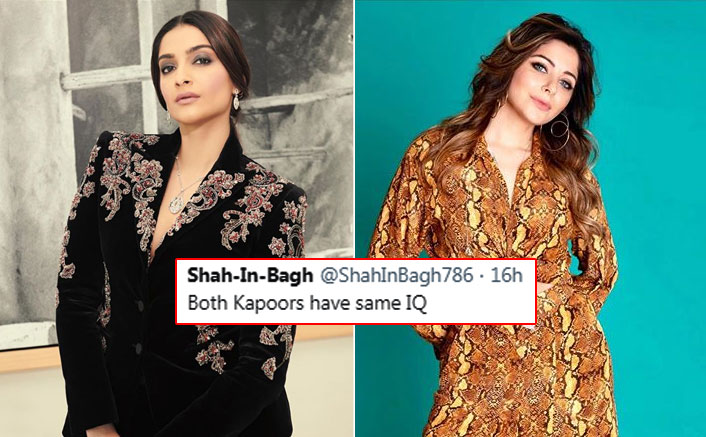 Sonam Kapoor Mercilessly Trolled For Supporting Kanika Kapoor In Coronavirus Row!