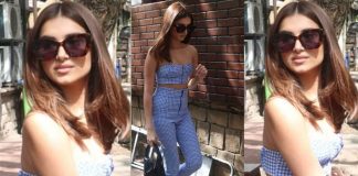 Tara Sutaria’s Blue Gingham Outfit By Zara Is Pretty Affordable & Chic For A Summery Brunch Date
