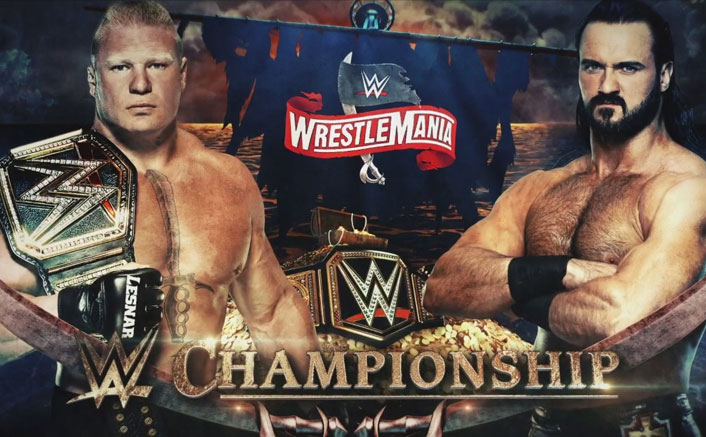 WWE Wrestlemania 36 Results: Brock Lesnar VS Drew McIntyre - Here Comes The SHOCKER!