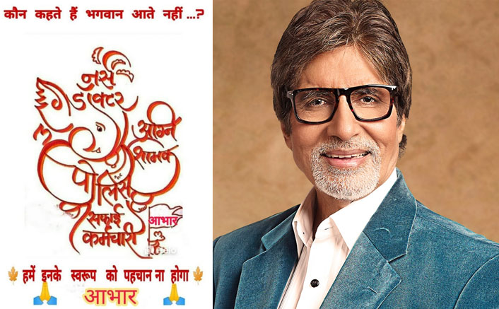Amitabh Bachchan's Tribute To Social Warriors Will Melt Your Heart, See Pic