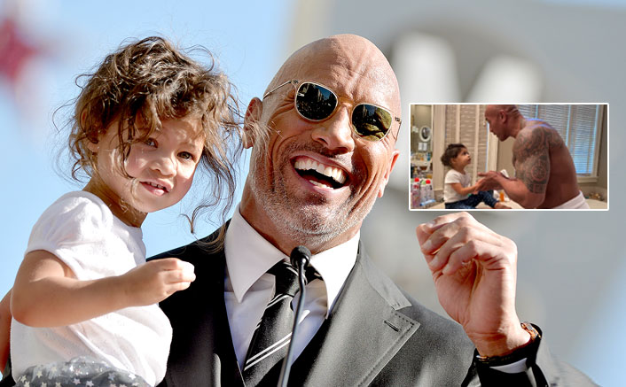 Dwayne Johnson Sings & Teaches His Li'l Daughter Tia How To Wash Hands Amidst Lockdown, Watch!