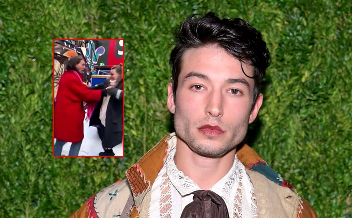 Ezra Miller Chokes A Female Fan, Netizens Call Him "A F**king Psycho"