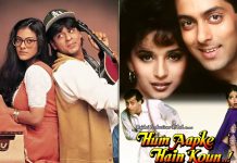 From Salman Khan-Madhuri Dixit’s Hum Aapke Hain Koun To Shah Rukh Khan-Kajol’s Dilwale Dulhania Le Jayenge – Top 10 Bollywood Box Office Grossers Of 1990-99 Decade From Salman Khan & Madhuri Dixit's Hum Aapke Hain Koun To Shah Rukh Khan & Kajol's Dilwale Dulhania Le Jayenge - Top 10 Bollywood Box Office Grossers Of 1990-99 Decade