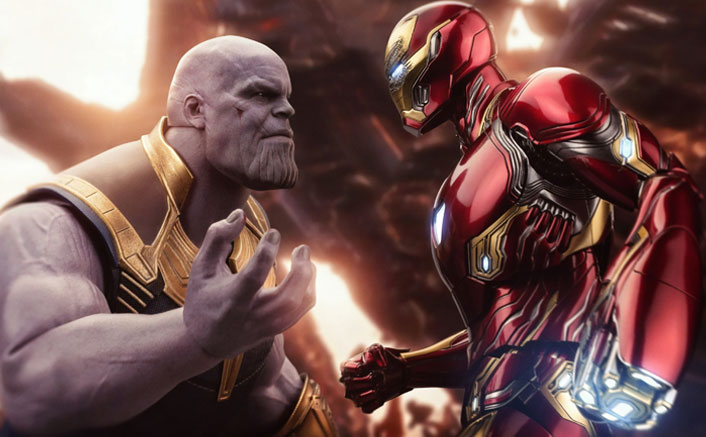 thanos vs iron man