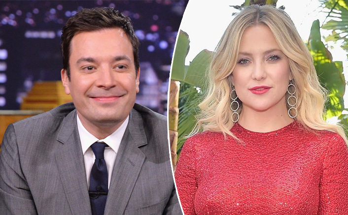 Jimmy Fallon Meets His Old Crush Kate Hudson, Later Says “If You Would Have Actually Made A Move, I Would Have Totally Gone There”