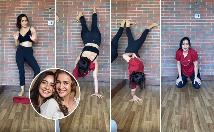 Neha Sharma tries T-shirt Challenge, invites sister Aisha