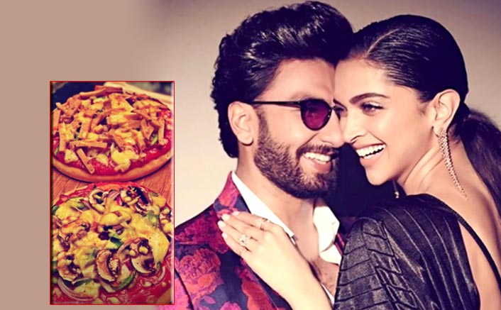 Ranveer Singh Eats 'Bade Bade Pizza' Made By Deepika Padukone & Drops A 'Cheesy' Comment About Her