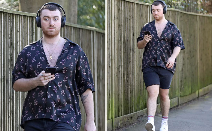 Sam Smith enjoys a walk amid coronavirus lockdown